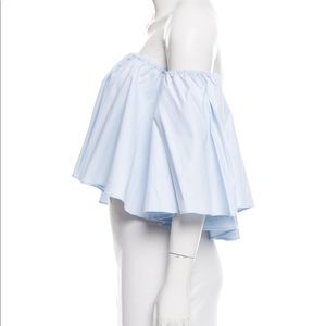 Nicholas off the shoulder crop top